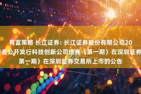 有富策略 长江证券: 长江证券股份有限公司2025年面向专业投资者公开发行科技创新公司债券（第一期）在深圳证券交易所上市的公告